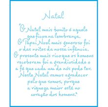 Stencil Natal Litoarte 17 X 21 cm - STMN - 017 Frase