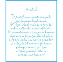 Stencil Natal Litoarte 17 X 21 cm - STMN - 017 Frase