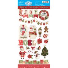 Apliques Recortados Em Papel Die Cuts Natal - Coleção Recortes de Natal - LDCN - 007