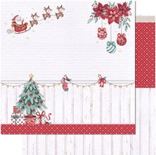 Folha para Scrapbook Dupla Face Natal - Doce Noel - SDN - 134