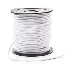 Cordão de Algodão Trançado Simples Branco Danitex 3mm - 50 Metros