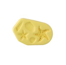 Molde de Silicone para Biscuit - Conchas e Estrelas do Mar