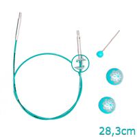 Cabo Inteligente para Agulha Circular Intercambiável Rotativo 360º Mindful - KnitPro 50cm