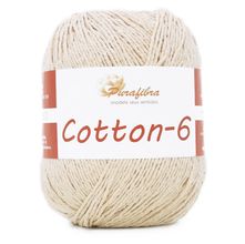 Barbante Cotton 6 Cru 200g