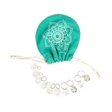 Marcador de Pontos Chakra Prateado Mindful - KnitPro