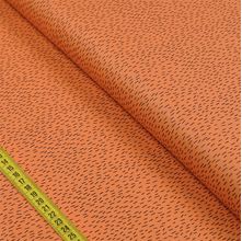 tecido Estampado para Patchwork - Galinhas Com Pintinhas : Chuvisco Tijolo (0,50x1,40)