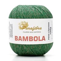 Linha Bambola Purafibra 100g - Algodão e Viscose 011 verde