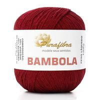 Linha Bambola Purafibra 100g - Algodão e Viscose 007 vermelho