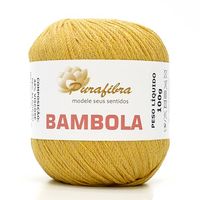 Linha Bambola Purafibra 100g - Algodão e Viscose 800 amarelo