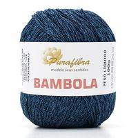 Linha Bambola Purafibra 100g - Algodão e Viscose 390 - azul bic