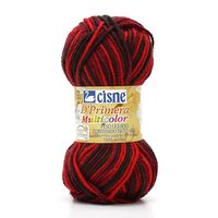 Lã Cisne D Primera 40g - Saldão 310 vermelho/marrom
