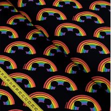 Tecido Estampado Para Patchwork - Disney : Mickey Rainbow (0,50x1,40)