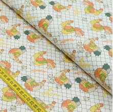 Tecido Estampado para Patchwork - Galinhas Com Pintinhas 3 (0,50x1,40)