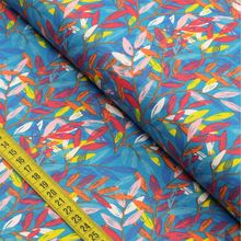 Tecido Estampado para Patchwork - Renata Blanco : Folhagem Coloridas (0,50x1,40)