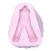 Molde de Silicone para Biscuit - Corpo Super Fofos em Pé Pequeno 924