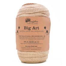 Fio Big Art 105 - Bege 1kg 35 Metros - 100% Algodão Naturalmente Colorido