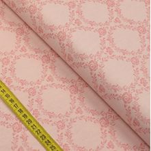 Tecido Estampado para Patchwork - Floral Espanha : Arcos De Flores Rosé (0,50x1,40)