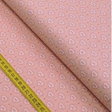 Tecido Estampado para Patchwork - Kawaii : Lacinhos Rosa (0,50x1,40)