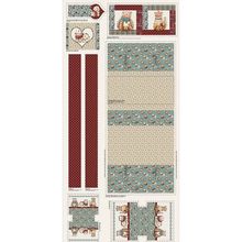 Tecido Estampado para Patchwork - TBT Gatinhos Country : Bolsas Gatos (0,70x1,40)