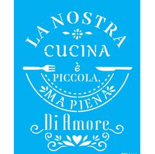Stencil Opa 20 X 25 Cm - La Nostra Cucina - 3212