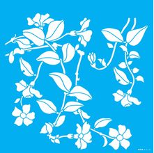 Stencil Opa 30,5 X 30,5 Cm - Flor Tumbérgias - 3225