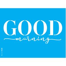 Stencil Opa 15 X 20 Cm - Good Morning - 3198