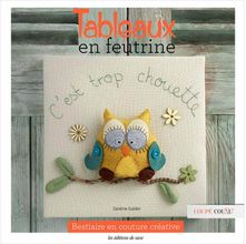 Livro Tableaux en Feutrine C'est Trop Chovette (Tábuas de Feltro é Muito Legal)