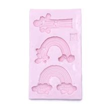 Molde de Silicone Para Biscuit - Arco Íris 1