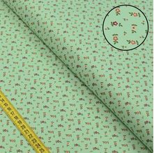 Tecido Estampado para Patchwork - Floridos Preferidos : Micro Floral Menta (0,50x1,40)