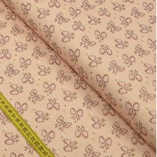 Tecido Estampado para Patchwork - Bailarinas : Mini Laços (0,50x1,40)