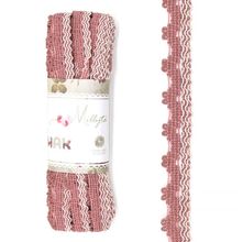 Renda Mista MYR116 22mm by Millyta 10 Metros - Vinho Soft