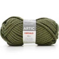 Fio Artic Círculo 200g - Acrílico e Lã Natural 5368 militar
