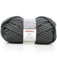 Fio Artic Círculo 200g - Acrílico e Lã Natural 2659 chumbo