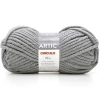 Fio Artic Círculo 200g - Acrílico e Lã Natural 8292 alumínio