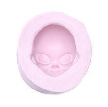 Molde de Silicone Para Biscuit - Cabeça De Princesa Sorrindo 1084