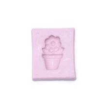 Molde de Silicone Para Biscuit - Micro Vaso De Flor 586