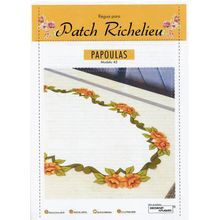 Régua para Patch Richelieu Márcia Caires Modelo 45 - Papoulas