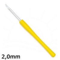 Agulha para Crochê Cabo Plástico 13cm - Sew Mate 2,00mm