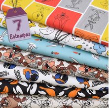 Kit de Tecido Looney Tunes (30x70) 7 Estampas