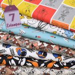 KIT DE TECIDO LOONEY TUNES (50X150) 7 ESTAMPAS