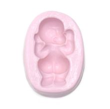 Molde de Silicone para Biscuit - Bebê Bumbum Médio 28