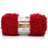 Fio Capelli Círculo 100g 3402 vermelho círculo