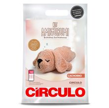 Kit Amigurumi Bichinhos Dorminhocos Círculo - Cachorro