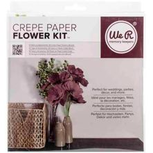 Kit para Fazer Flores de Papel Marrom - We R