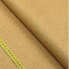 Tecido Estampado para Patchwork - Textura : Curvas Fundo Caqui (0,50x1,40)