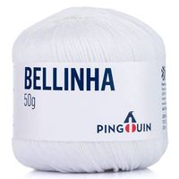 Linha Bellinha 50g - Pingouin 0002 branco