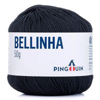 Linha Bellinha 50g - Pingouin 100 preto