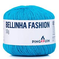 Linha Bellinha Fashion Pingouin 50g 9584 turquesa rede