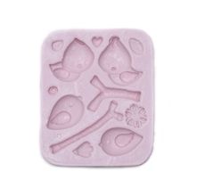 Molde de Silicone para Biscuit - Passarinhos 1923
