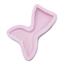 Molde de Silicone para Biscuit - Rabo de Sereia Grande 1022